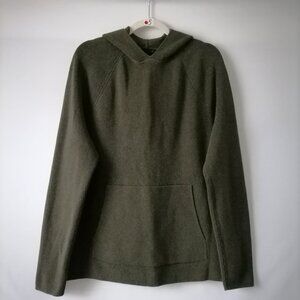 Banana Republic Men's Green Long Sleeve Supima Cotton Pullover Hoodie Size L